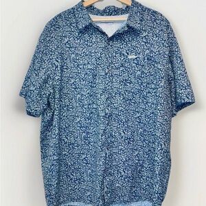 Columbia PFG Super Slack Tide 2X Short Sleeve Button Down